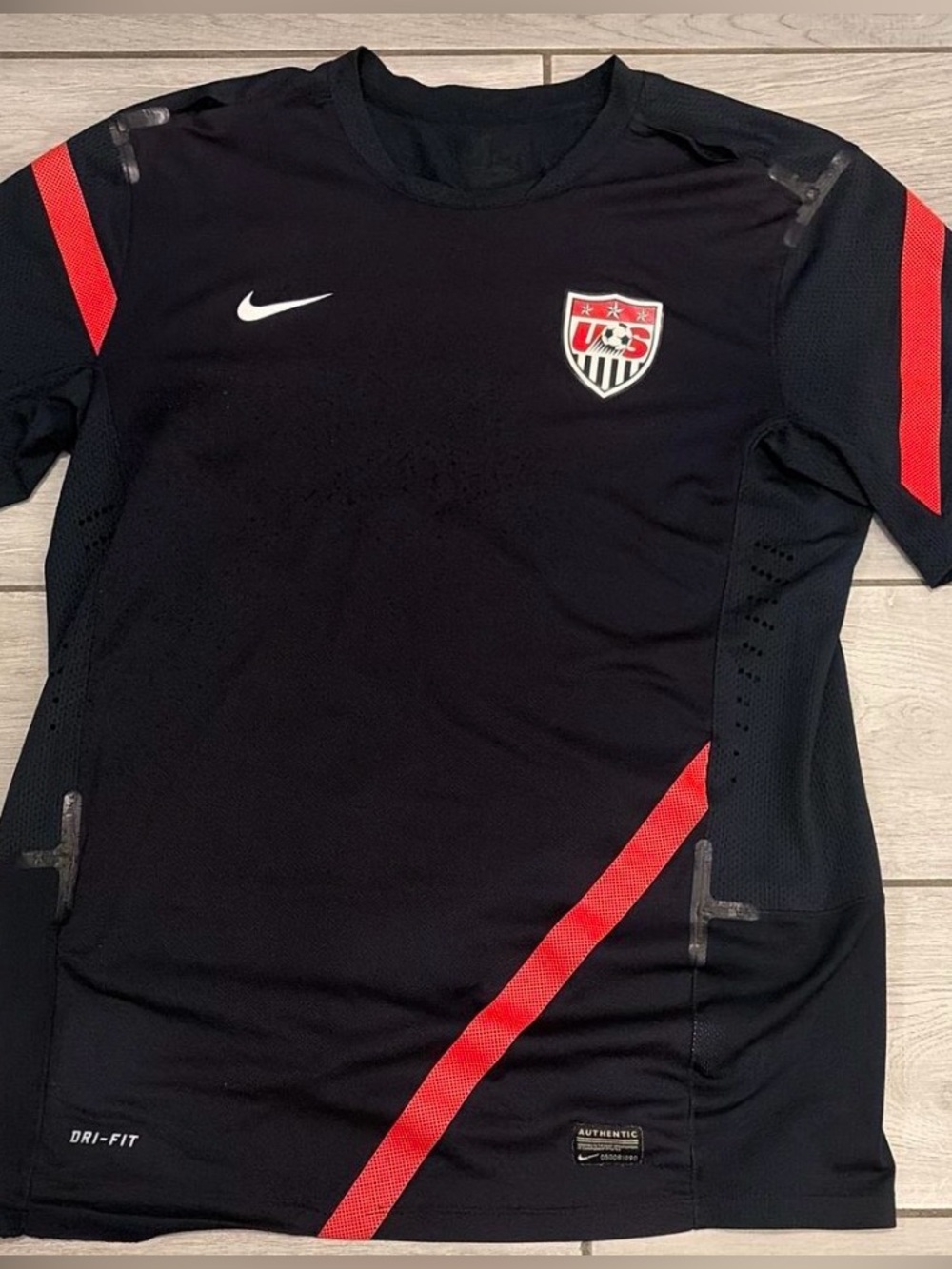 SICK Vintage Nike USMNT Navy / Red Soccer Training Jersey